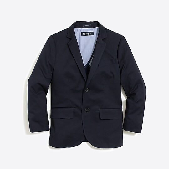 Boys' Thompson suit jacket in flex chino | J.Crew Factory