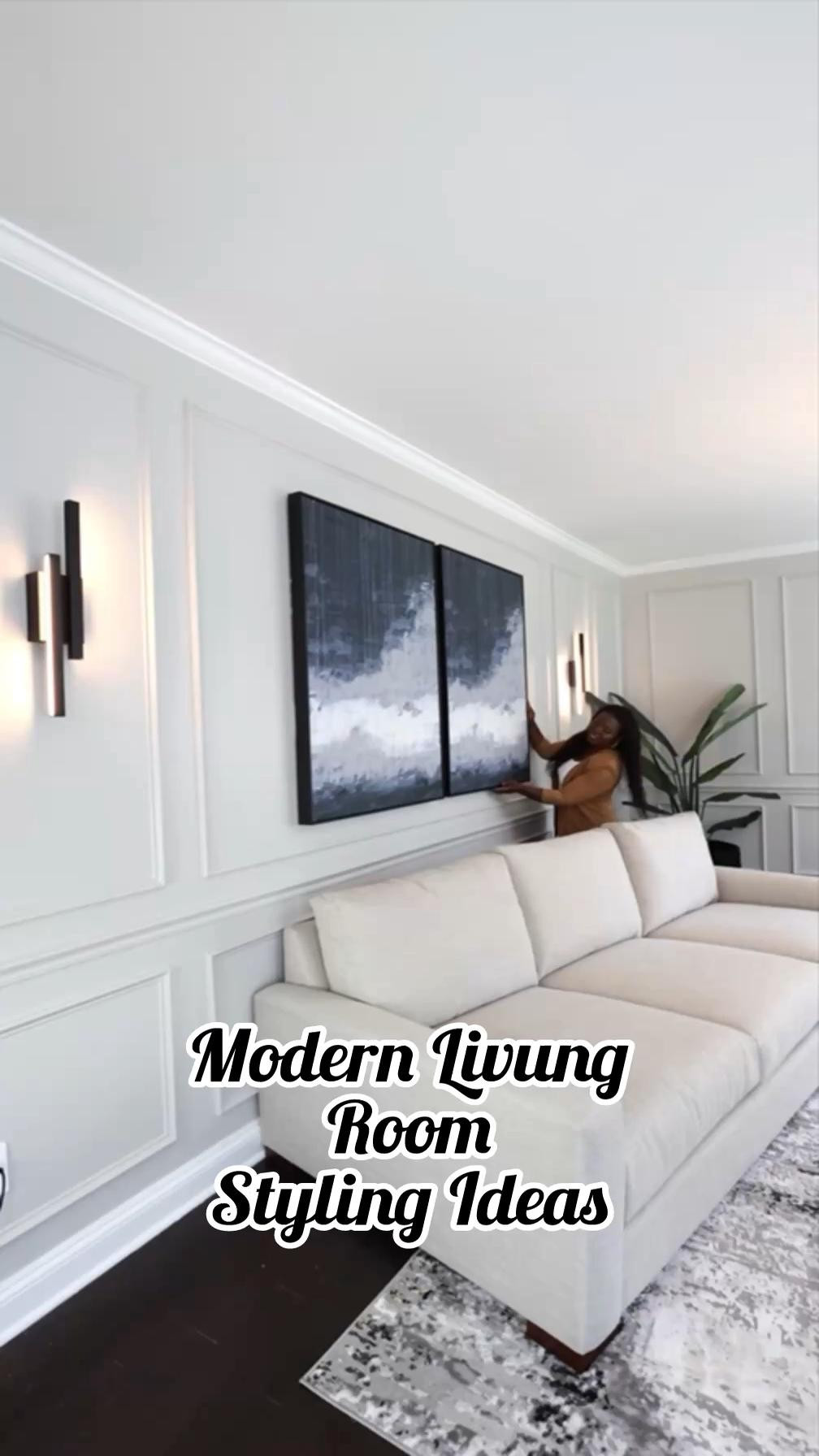 Modern living room styling ideas #InteriorDesign ￼

#LTKHome #LTKSaleAlert