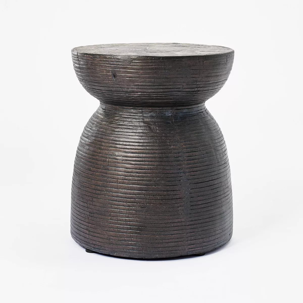 Grantsville Drum Accent Table Black - Threshold™ designed with Studio McGee | Target