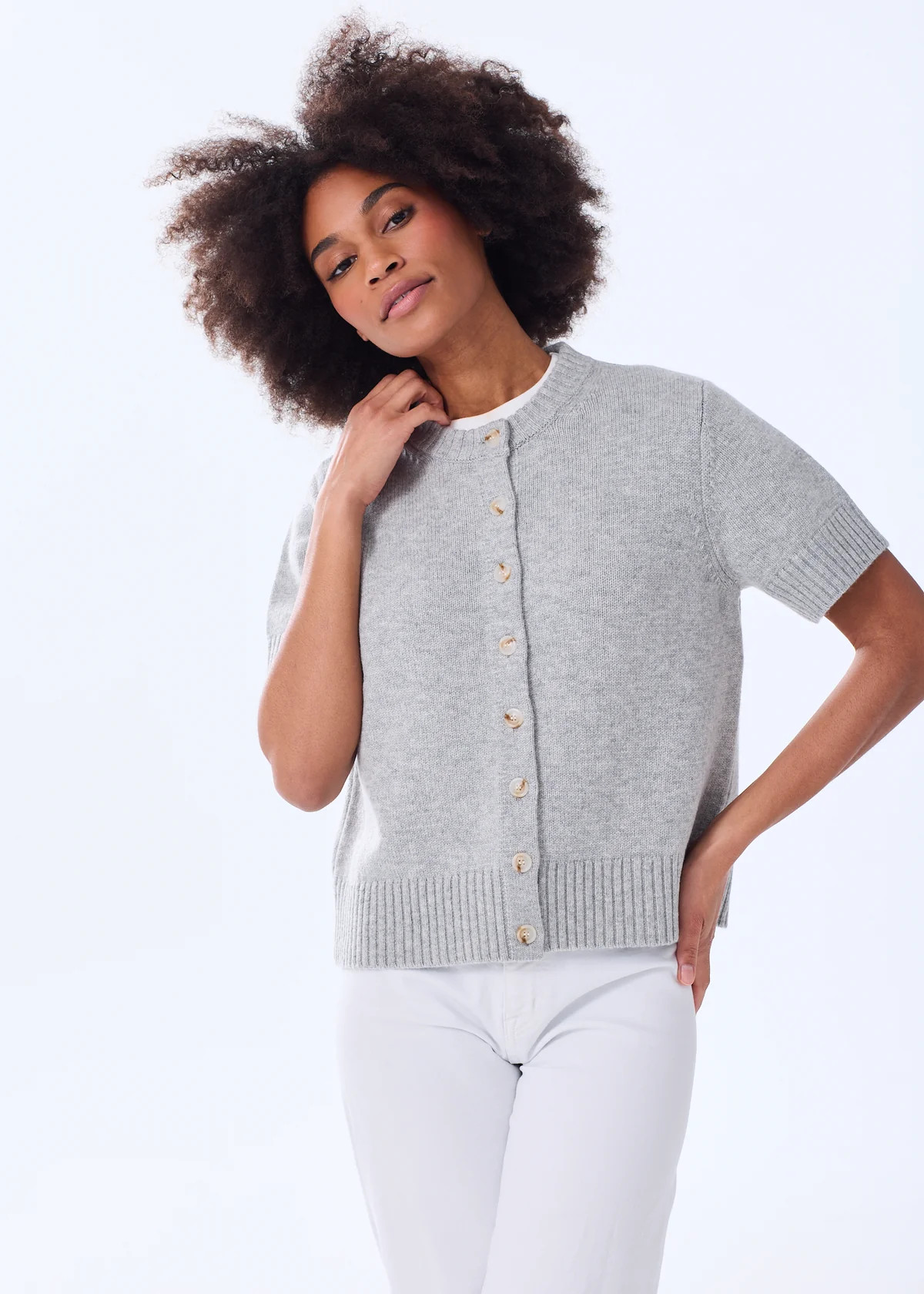 The Short Sleeve Cardigan | Alice Walk