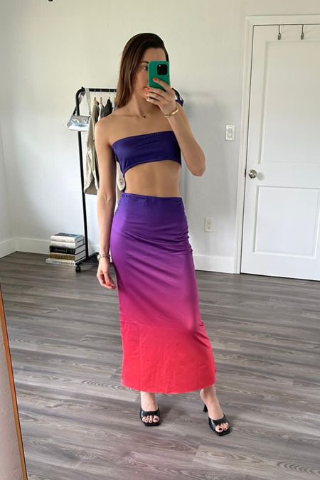 Strapless maxi colorful dress from Amazon. Summer 2023 Fashion Find. I’m wearing size S

#LTKstyletip #LTKunder50 #LTKfit