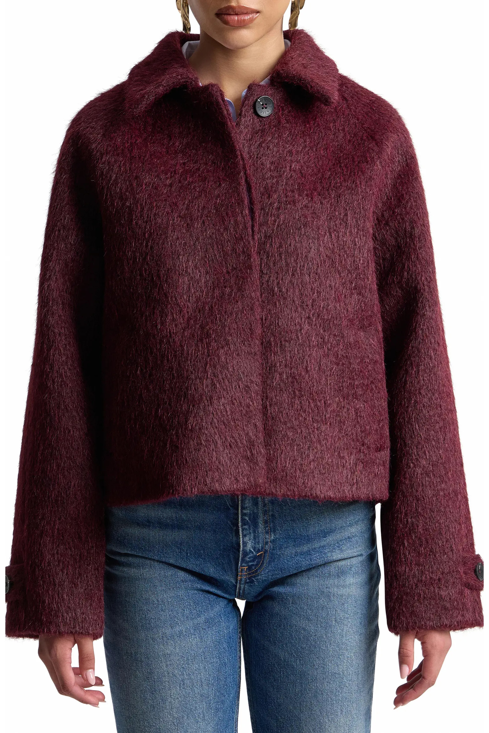 Crop Woolly Jacket (Women) | Nordstrom | Nordstrom