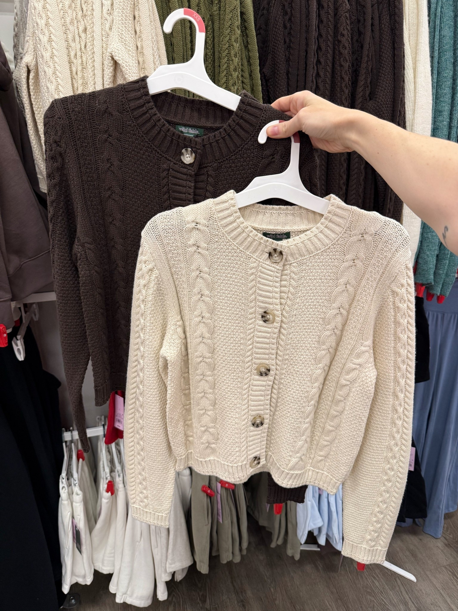 Wild fable cable knit cardigans at Target 

#LTKStyleTip #LTKFindsUnder50 #LTKSeasonal