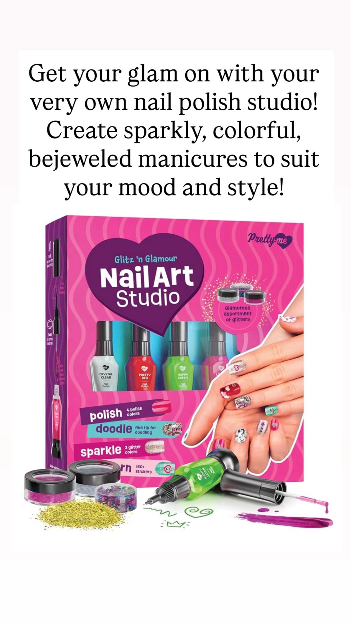 How cute is this nail art studio? I just love this!!! 

#LTKHoliday #LTKGiftGuide