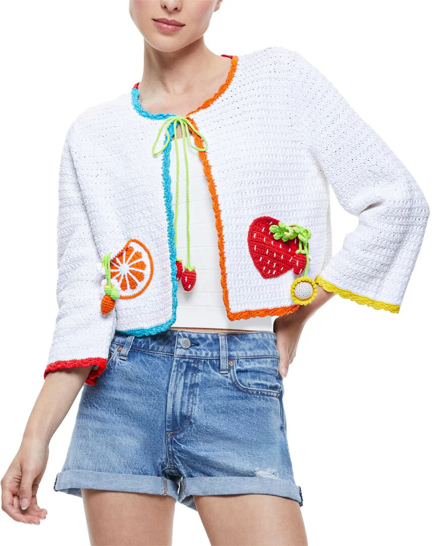 alice + olivia Anderson Tie Cardigan | Shop Simon