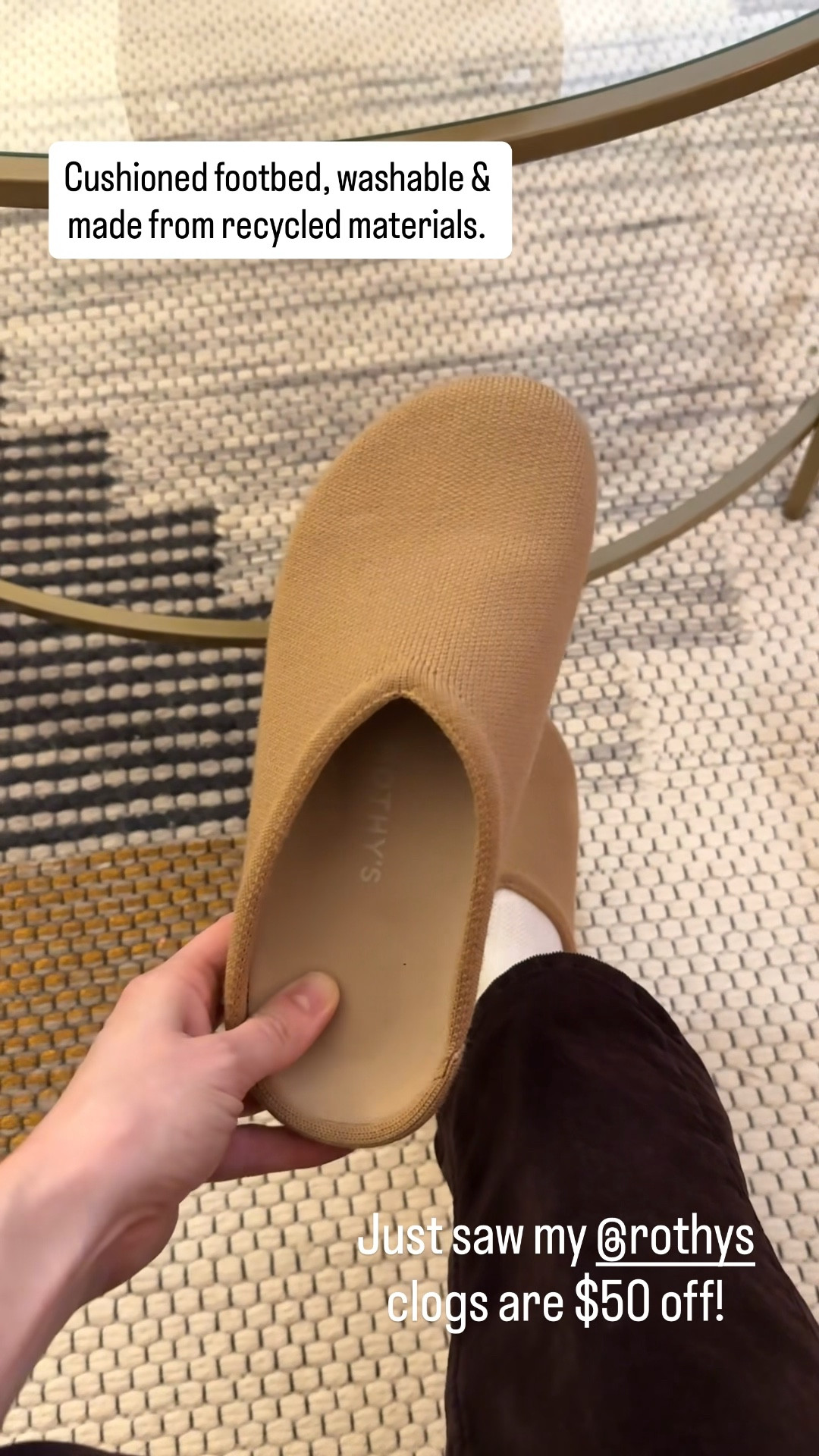 Rothy’s $50 off $150 + free shipping 
Size down if between. Color is butternut 

#LTKSaleAlert