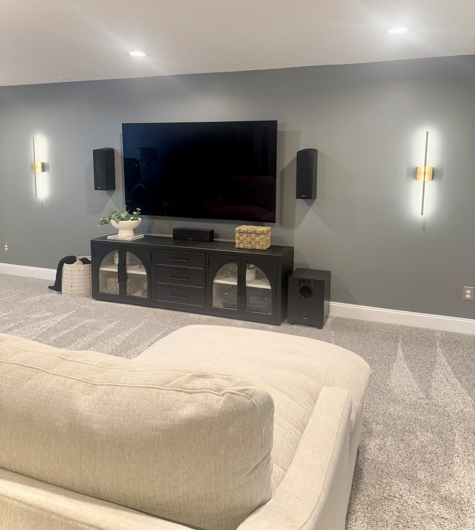 Basement remodel 💜

#LTKStyleTip #LTKHome #LTKFindsUnder50