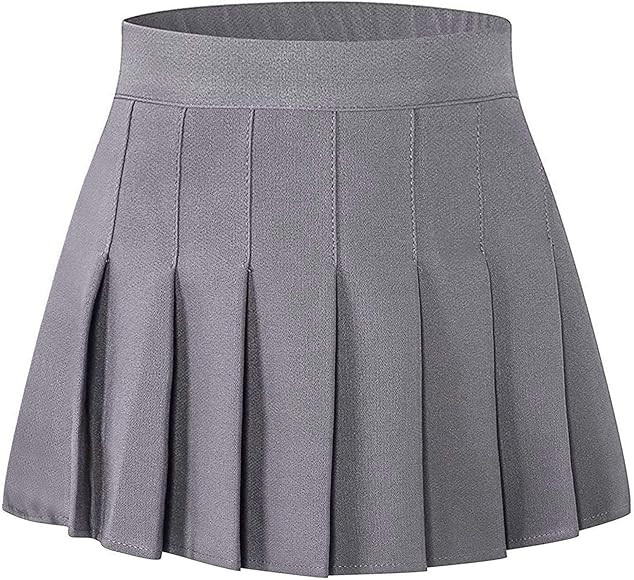 Cromoncent Girls Womens Pleated Skirt School Uniform Mini Skirts, 2Years - 4XL | Amazon (US)