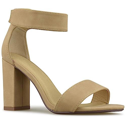 Premier Standard - Women's Comfort High Heel Sandal - One Band Open Toe Ankle Strap Sexy Dress Ch... | Amazon (US)
