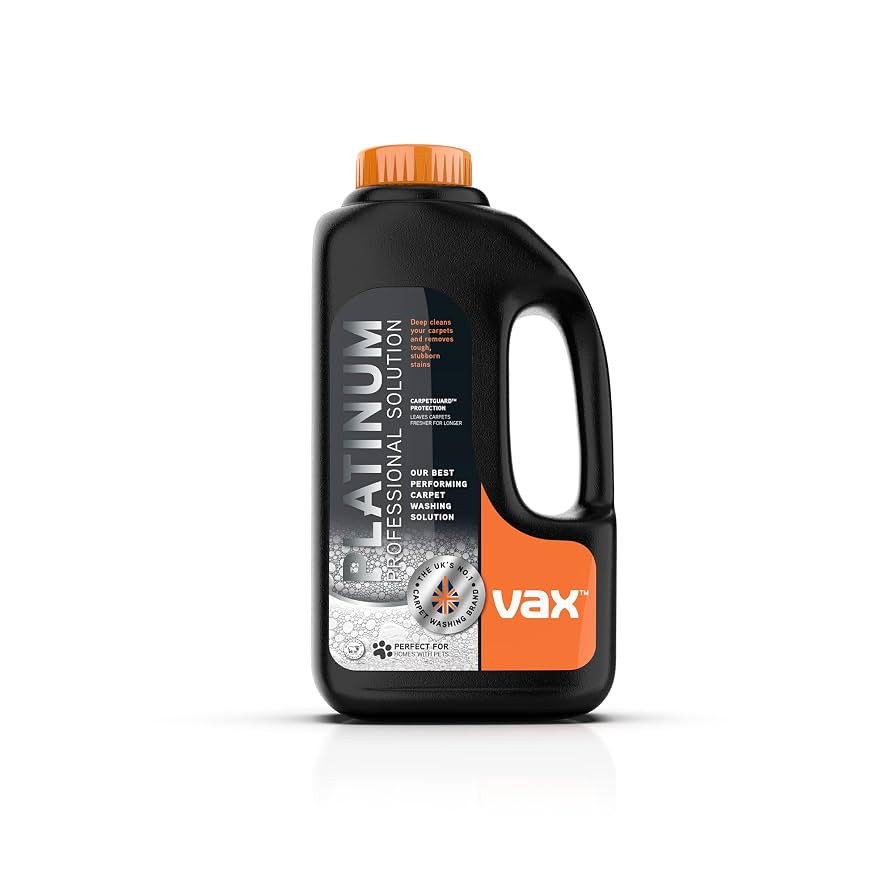 Vax Platinum Professional 1.5L Carpet Cleaner Solution, Stain Remover Shampoo, Rose Burst Scent, ... | Amazon (UK)