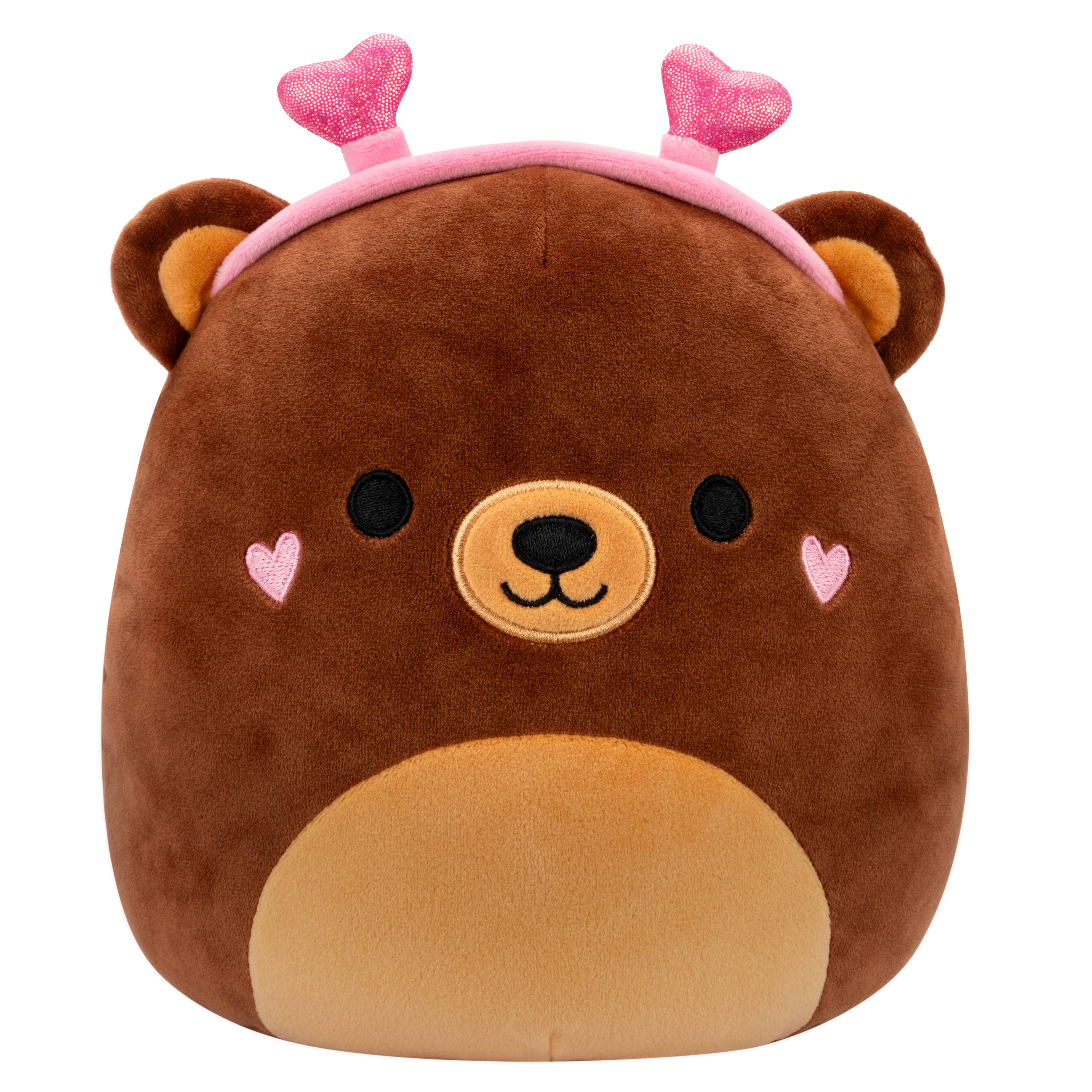 Squishmallows Official 5 inch Omar the Brown Bear With Heart Headband - Child's Ultra Soft Stuffe... | Walmart (US)