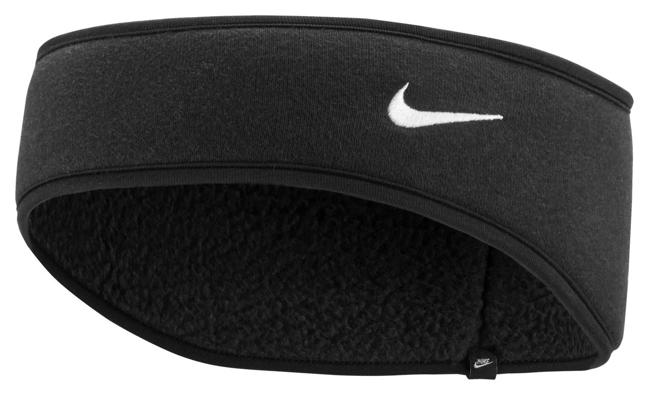 Nike Women's Phoenix Fleece Headband, Black/Black/White | Dick's Sporting Goods