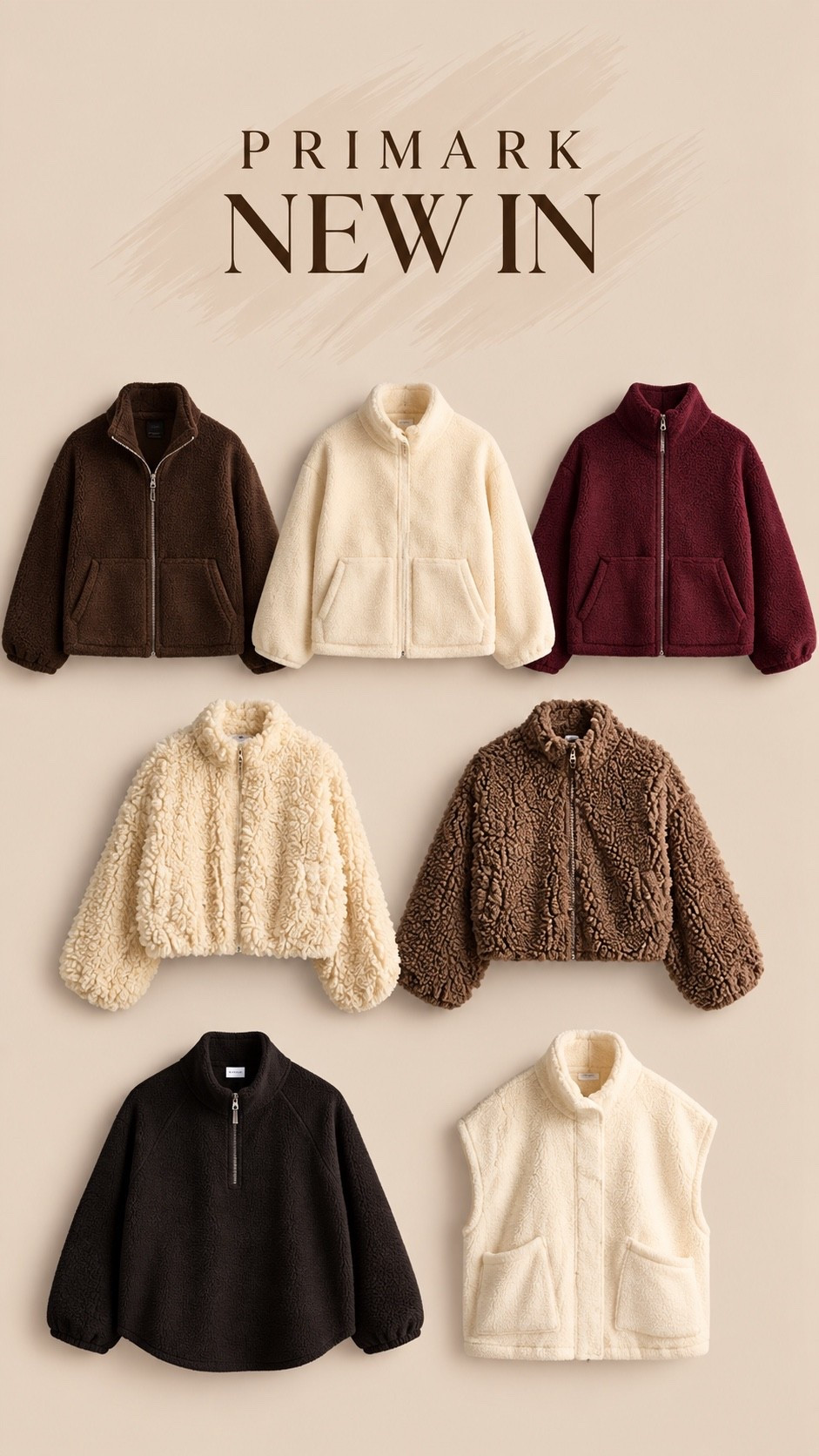 Primark finds - new in Borg fleeces & coats
All under £24 

Autumn jackets, fleeces, borg coats,

#LTKautumn #LTKstyletip #LTKuk
