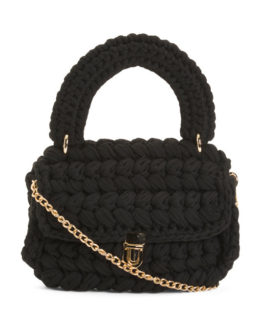 Avery Knitted Top Handle Crossbody | TJ Maxx