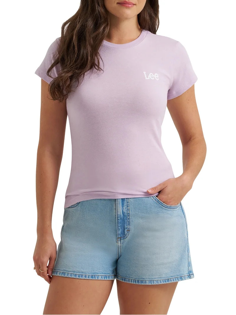Lee® Women's Short Sleeve Shrunken Band Tee, Sizes XS-3XL | Walmart (US)
