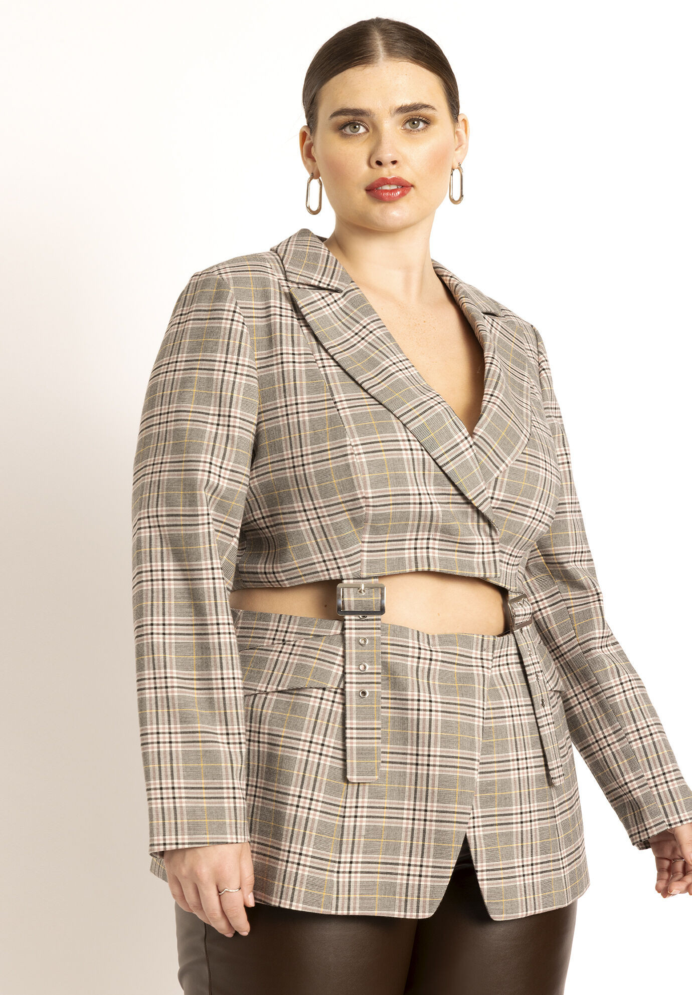 Buckle Detail Blazer | Eloquii