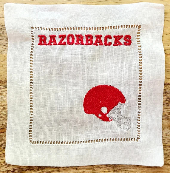 Tailgate Cocktail Napkins  College Football Helmet Customize - Etsy | Etsy (US)