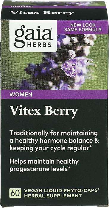 Gaia Herbs Vitex Berry, Chasteberry, Hormone Balance for Women, Vegan Liquid Capsules, 60 Count | Amazon (US)