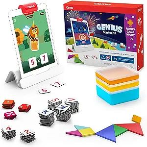 Osmo - Genius Starter Kit for iPad + Family Game Night - 7 Educational Learning Games for Spellin... | Amazon (US)