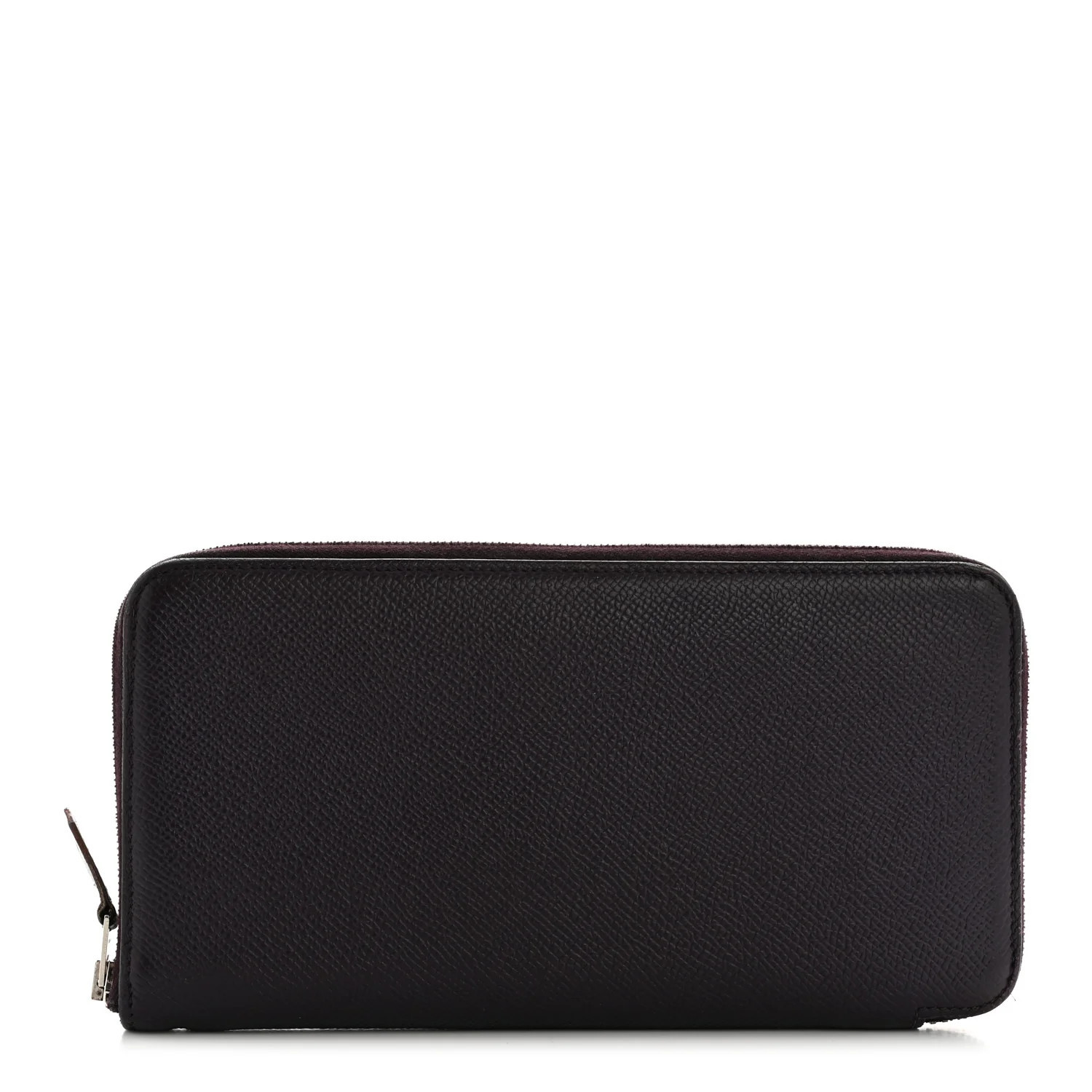 Hermes Epsom Silk'In Wallet Raisin | FASHIONPHILE (US)