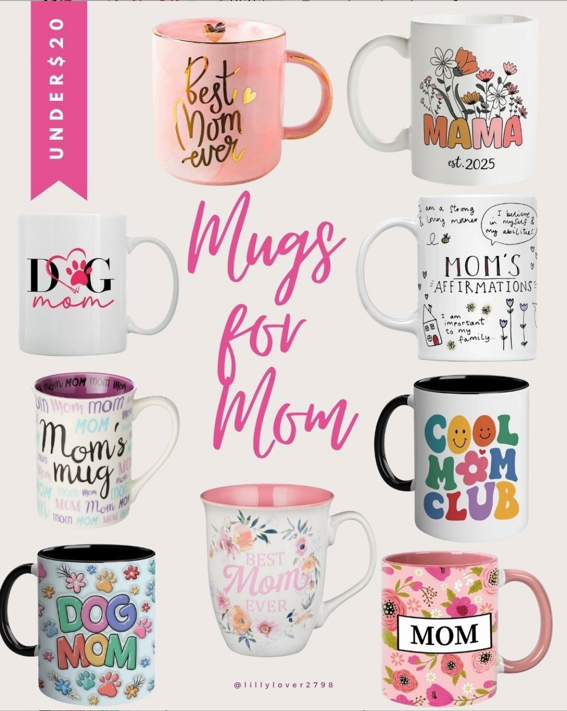Gift Guide for Her
Last-minute Christmas gift for Mom? 🎄
These cozy Mom mugs are still in stock and perfect for Christmas morning coffee, cocoa, or tea by the tree ☕️✨

From Dog Mom to New Mama to Best Mom Ever, these make an easy, thoughtful gift she’ll actually use all winter long.

Christmas gift for mom
Christmas mugs
Mom Christmas gift
Holiday coffee mugs
Dog mom Christmas gift
New mom Christmas gift
Stocking stuffer for mom
Affordable Christmas gifts
Under $20 Christmas gifts
Last minute Christmas gift ideas
Cozy winter mugs
Holiday gift guide


#ChristmasGifts
#ChristmasGiftIdeas
#GiftsForMom
#ChristmasMugs
#HolidayGifting
#LastMinuteChristmas
#StockingStuffers
#CozySeason
#WinterMugs
#DogMomGift
#NewMomChristmas
#LTKHoliday
#ShopMyLTK
#LTKmomlife 



#LTKGiftGuide #LTKSaleAlert #LTKFindsUnder50