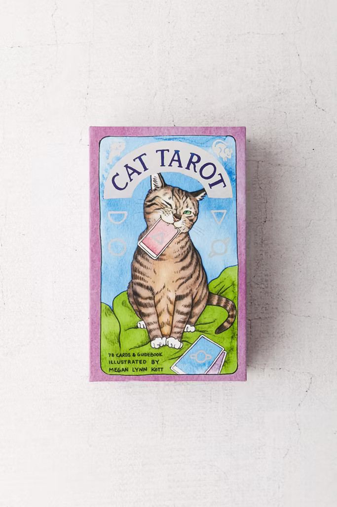 Cat Tarot: 78 Cards And Guidebook By Megan Lynn Kott | Urban Outfitters (US and RoW)