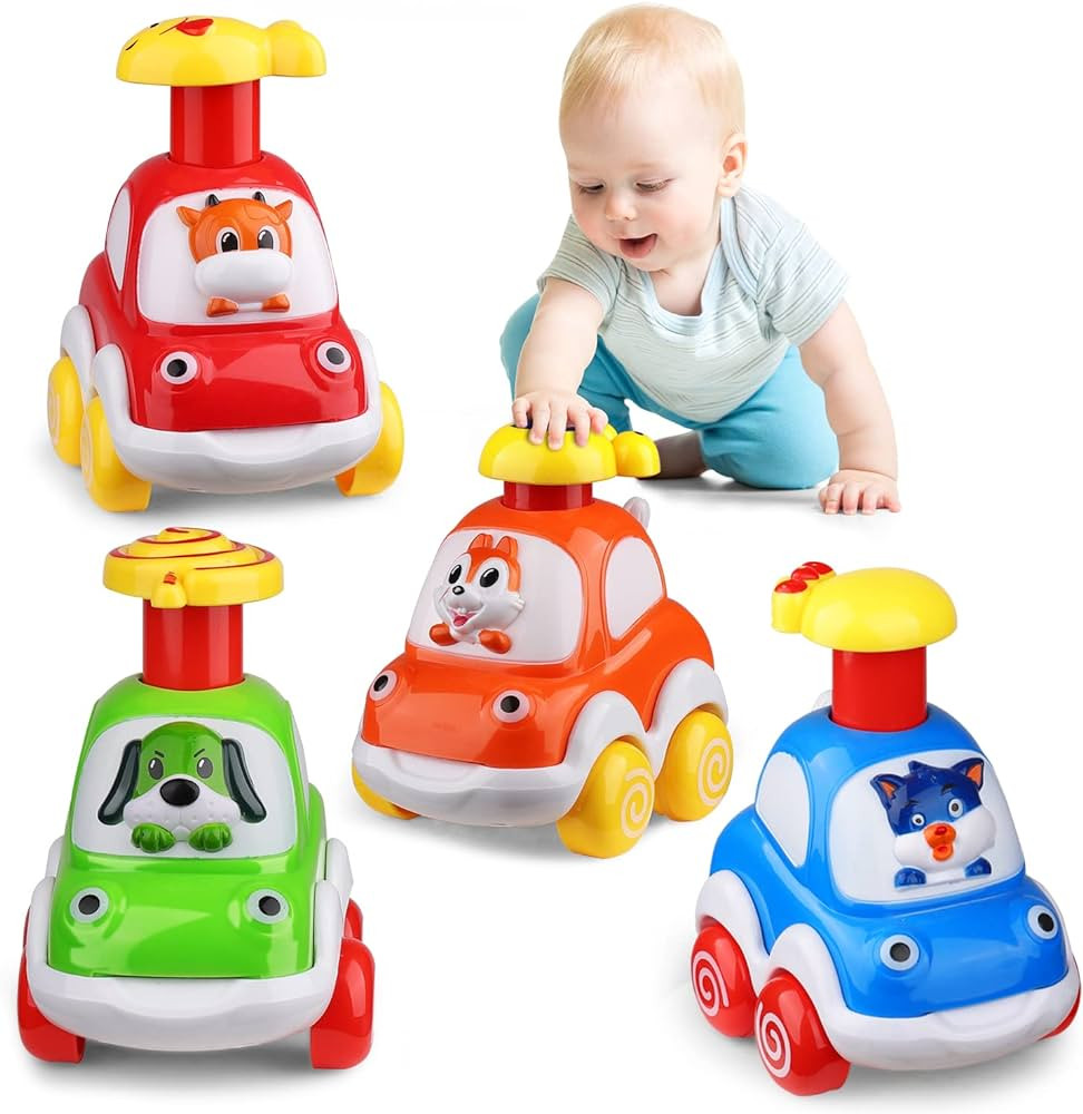 ALASOU Animal Car Baby Toys for 1 2 Year Old Boy|First Birthday Gifts for Toddler Toys Age 1-2|1 ... | Amazon (US)