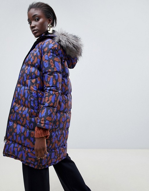 Selected Femme – Parka mit Kapuze mit Kunstpelz | ASOS DE