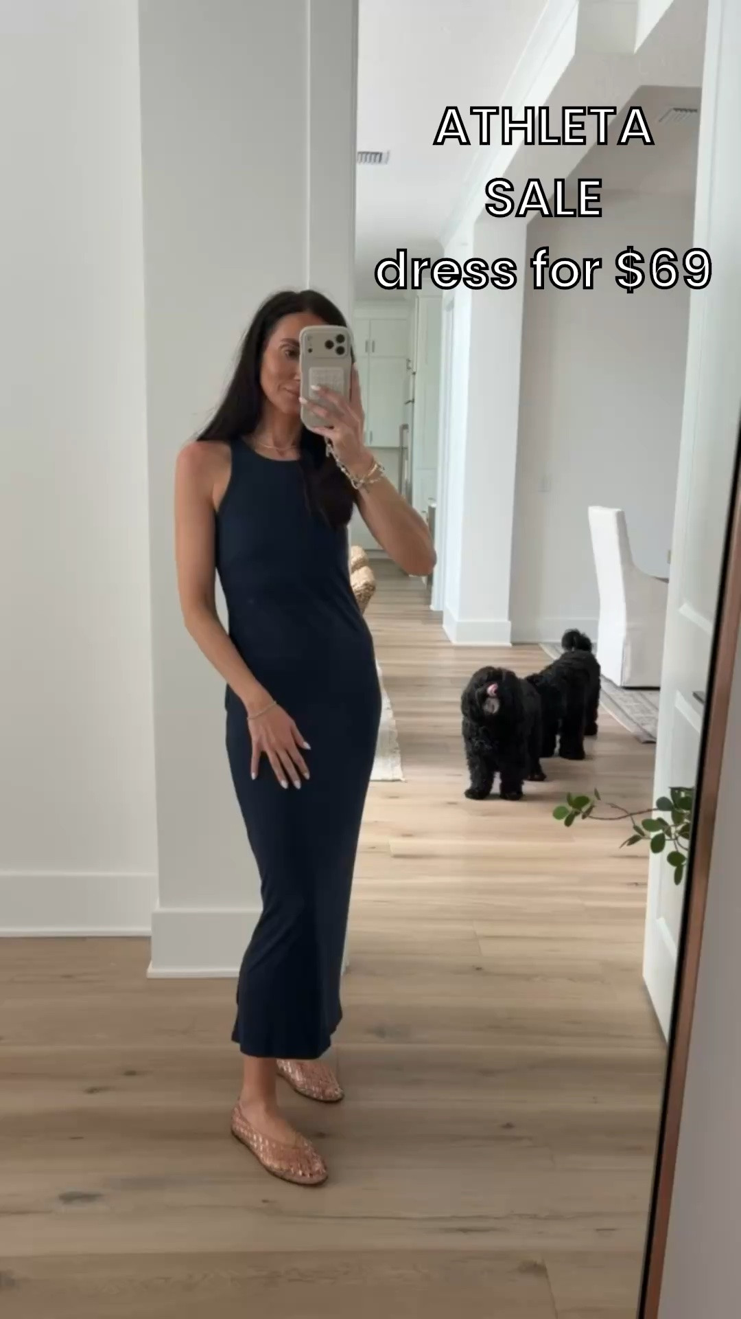 ATHLETA SALE dress on sale for $69.

midi dress outfit, effortless summer style, casual chic dress, everyday summer look, versatile travel outfit, navy dress, black dress, summer basics, minimalist style, vacation outfit, casual elegance, capsule wardrobe, comfortable fashion, weekend outfit, elevated basics, summer staple

#LTKSaleAlert