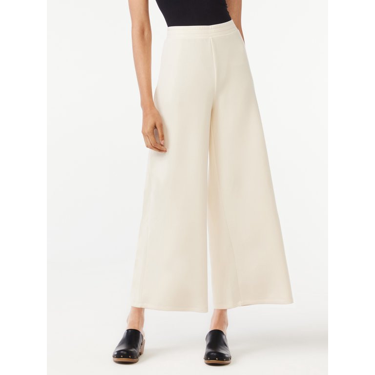 Scoop Women's Cropped Scuba Pants | Walmart (US)