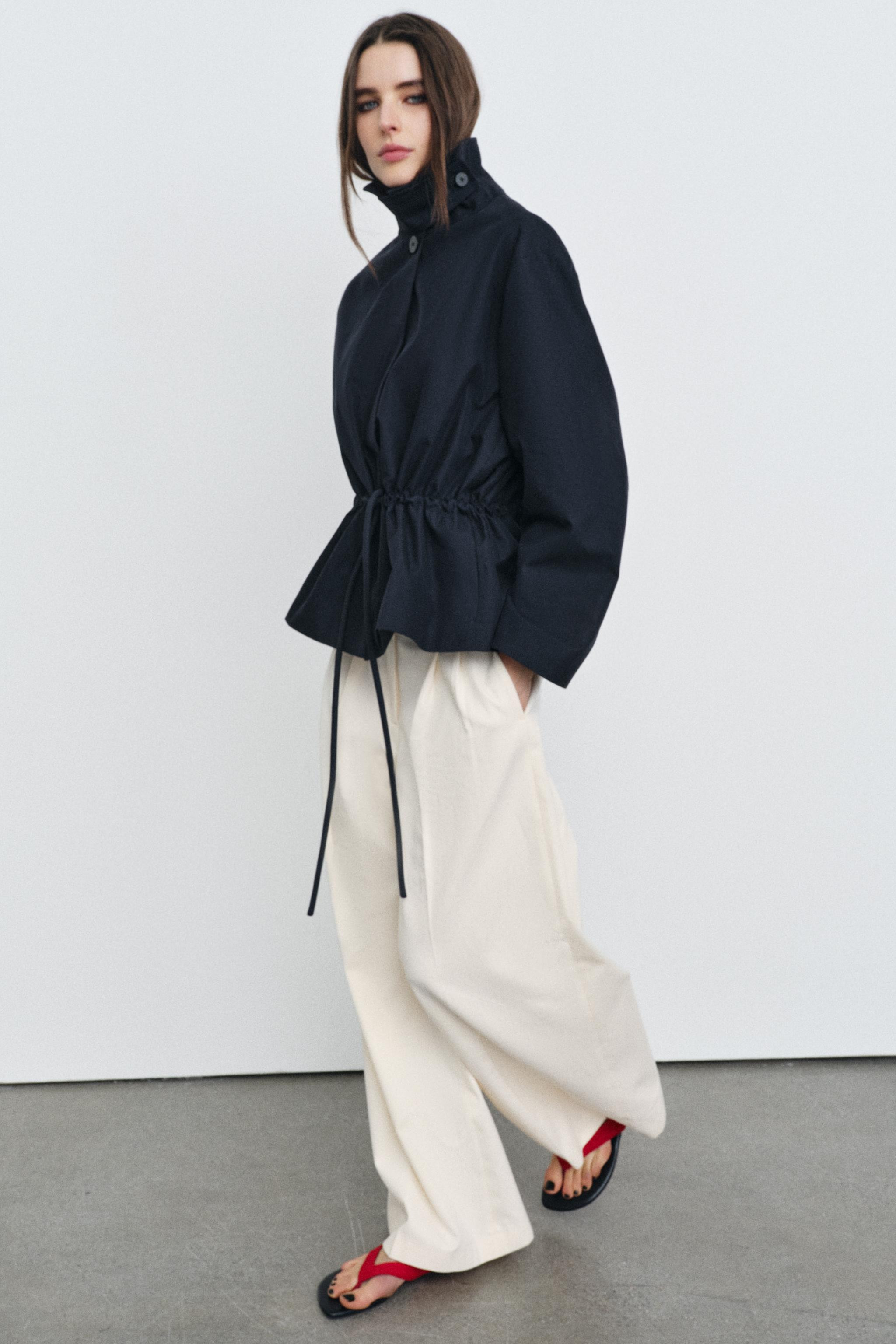 ZW COLLECTION BELTED PARKA | Zara US