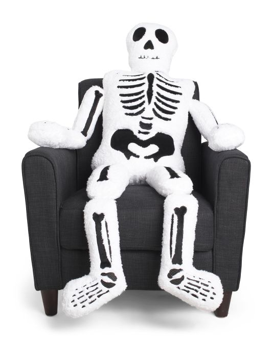 60x32 Oversized Skeleton Pillow | Marshalls