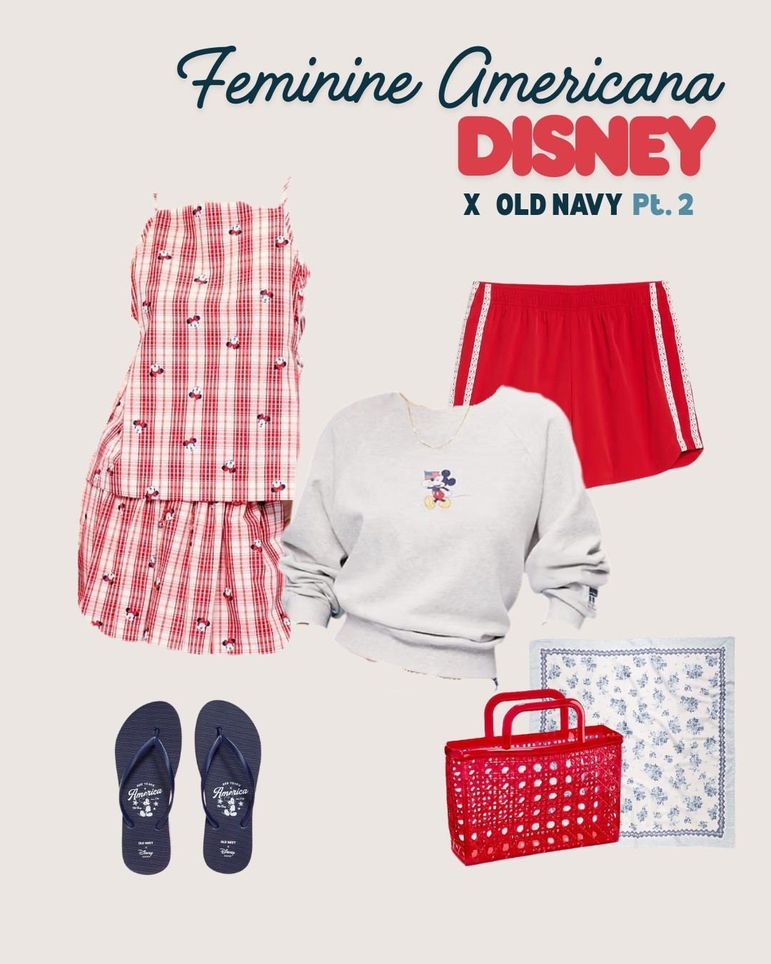 More feminine Americana Disney from Old Navy! The whole family can find outfits for the summer in the parks at Old Navy.

#LTKSeasonal #LTKTravel