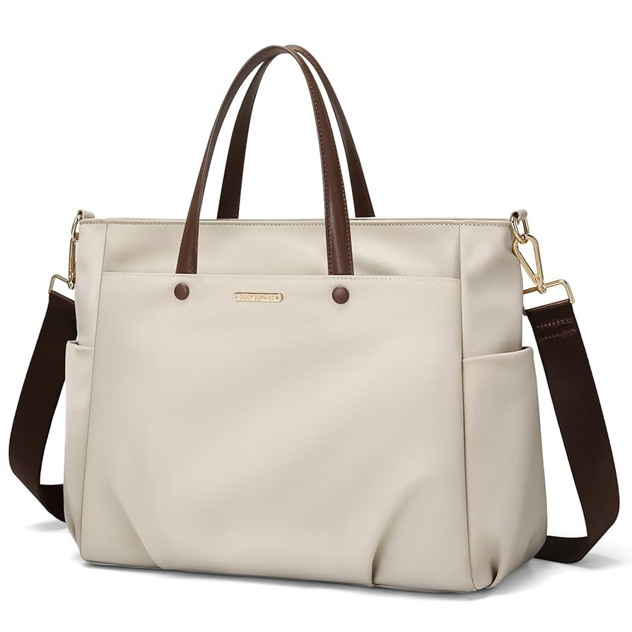 Laptop Tote Bag 15 Inch, Computer Shoulder Bag Large Work Tote Bag for Women, Laptop Carrying Cas... | Amazon (US)