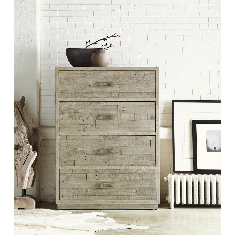Highland Park Loft Shaw 4 Drawer Chest | Wayfair Professional