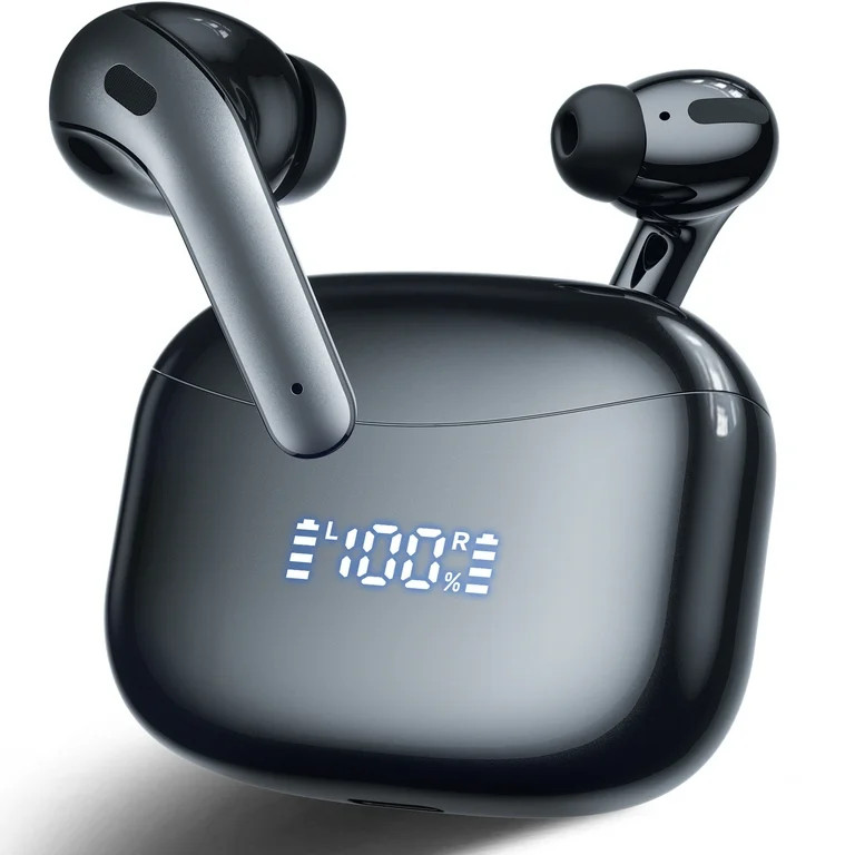 VEATOOL X15 Wireless Earbuds Bluetooth 5.3 Headphones,72H Hi-Fi Stereo Deep Bass Earphones with N... | Walmart (US)