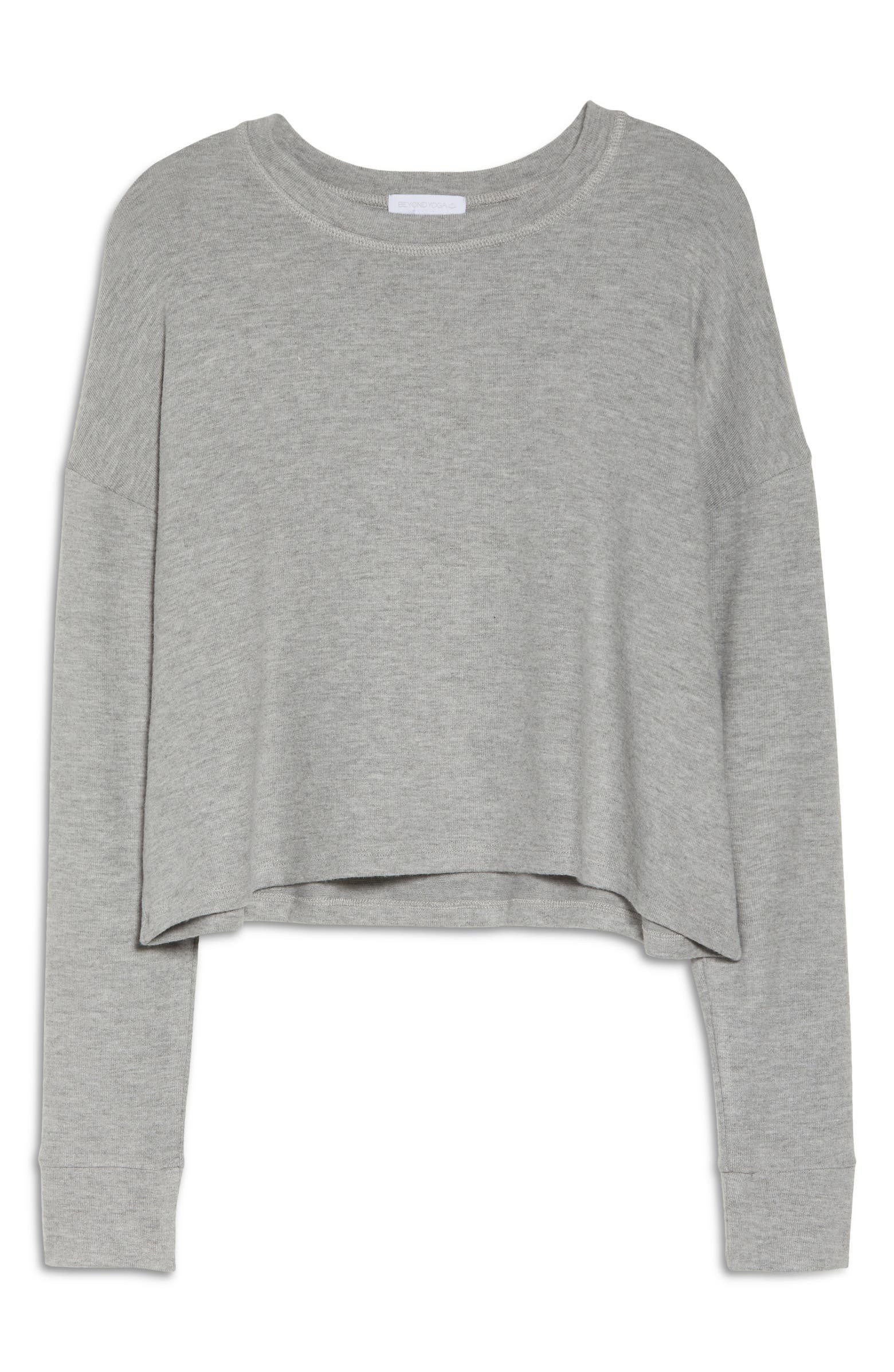 Brushed Up Crop Sweatshirt | Nordstrom