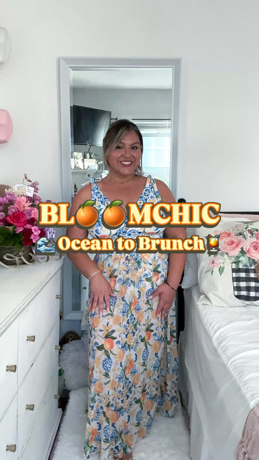 🌊Ocean ➡️ Brunch 🍹➡️ 🔁 
Whether a staycation or vacation, I am definitely packing this two-piece citrus print from @Bloomchic  this summer. The matching sarong makes it the ultimate “ocean to brunch|lunch” look! This suit will have us squeezing every last drop out of the warm sunny days ahead. 🍊

#LTKSwim #LTKMidsize #LTKPlusSize