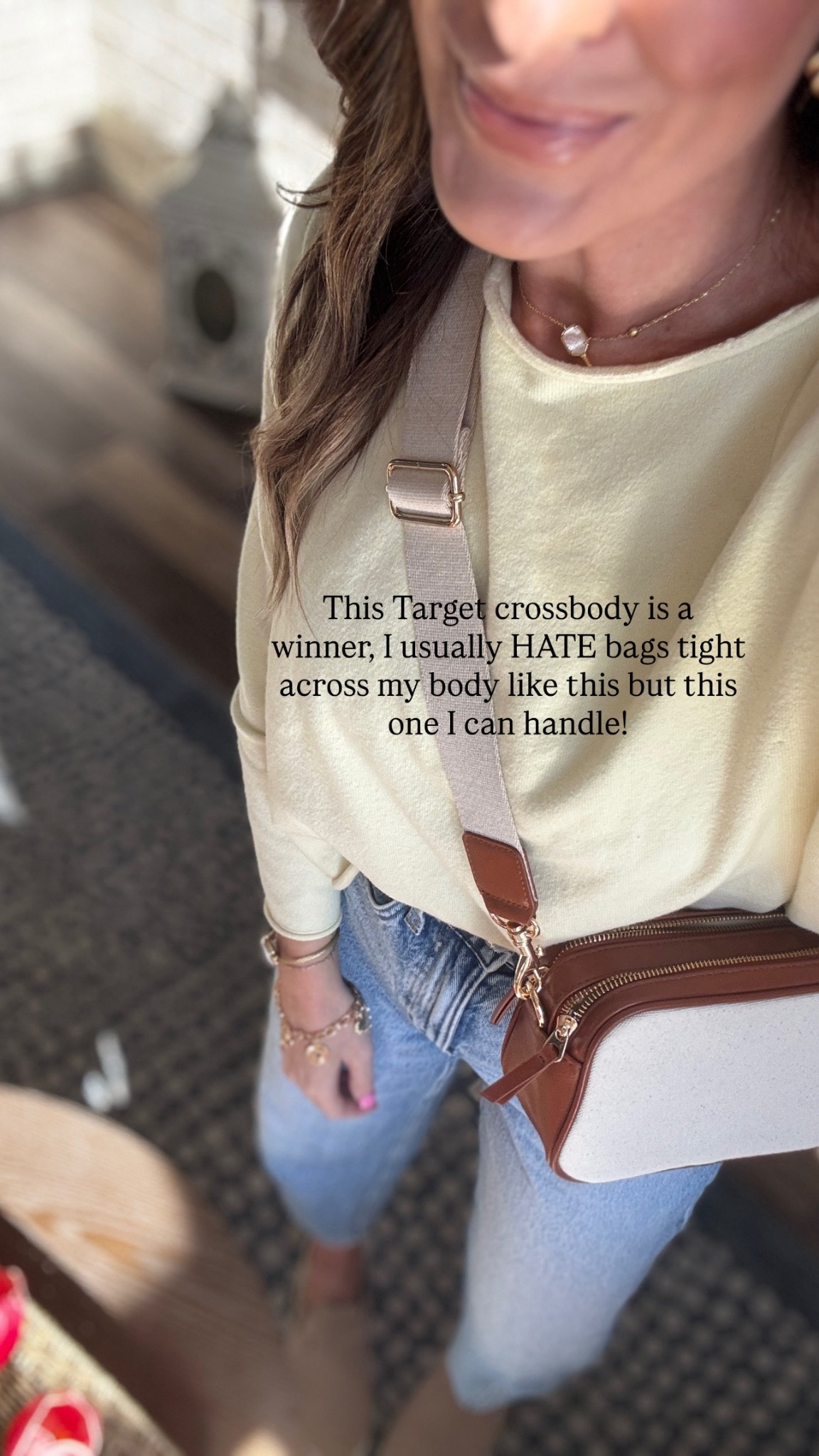 Loving this Target crossbody! 

#LTKSaleAlert #LTKmomlife #LTKgrwm