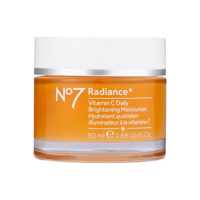 No7 Radiance+ Vitamin C Daily Brightening Moisturizer - 1.69 fl oz: For Oily, Combination, Mature, Dry, Very Dry Skin | Target
