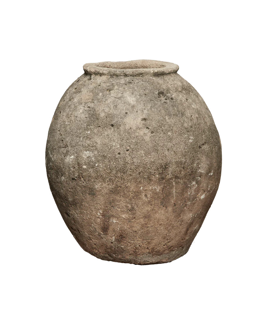 Olive Ateliers Vintage Limestone Trough - Pot from Indonesia - Planters, Fountains, & Water Featu... | Olive Ateliers