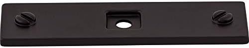 Top Knobs TK741BLK Barrington Collection 3" Channing Backplate, Flat Black | Amazon (US)