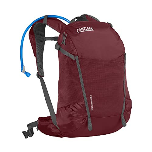 CamelBak Women's Rim Runner X20 Hiking Hydration Backpack 70oz, Cabernet/Cool Grey | Amazon (US)