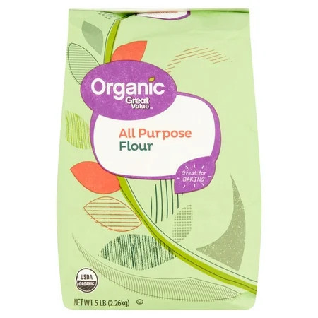Great Value Organic All Purpose Flour, 5 lb Bag | Walmart (US)