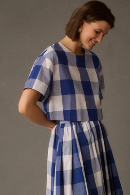 Sunday in Brooklyn Poplin Crop Top | Anthropologie (US)