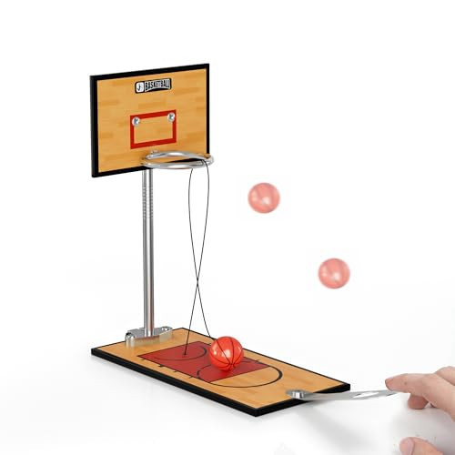 GYSH Mini Desktop Basketball Hoop Game for Office,Tabletop Basketball Game Toy with Easy Assembly,Desk Toys for Office for Adults，Tiny Basketball Hoop(Desk Basketball) | Amazon (US)