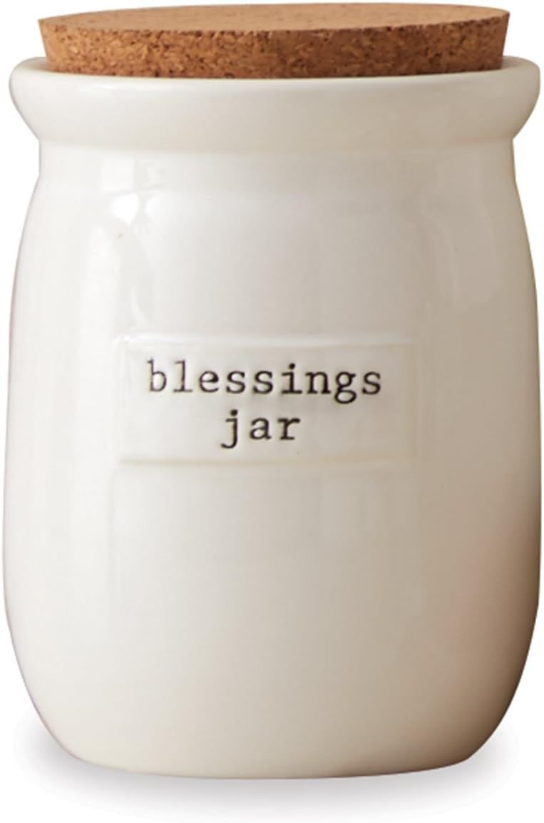 Mud Pie Inspirational Count Your Blessings Jar Set | Amazon (US)