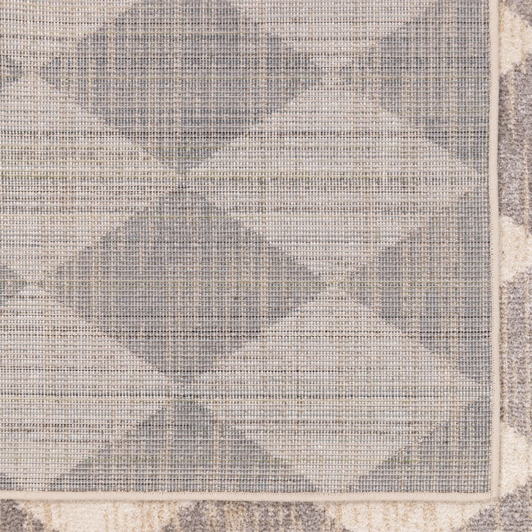 My Texas House Bronwyn 7'10" X 9'10" Grey Geometric Area Rug | Walmart (US)