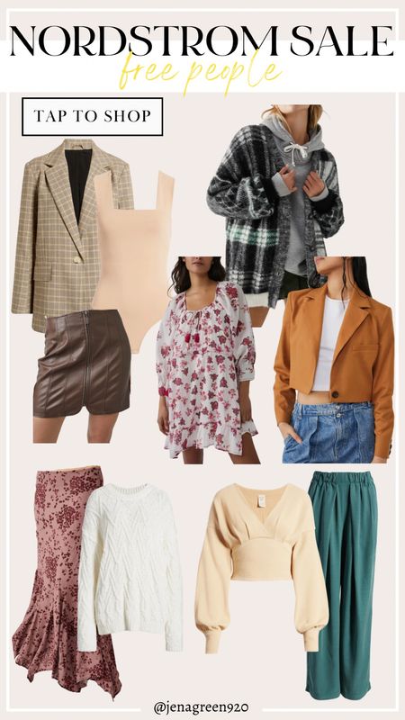 Nordstrom Anniversary Sale | NSale | Free People | Fall Fashion | Fall Family Pictures | Plaid Blazer Jacket | Leather Skirt | Plaid Shacket | Floral Skirt | Cropped Blazer 

#LTKstyletip #LTKxNSale #LTKsalealert