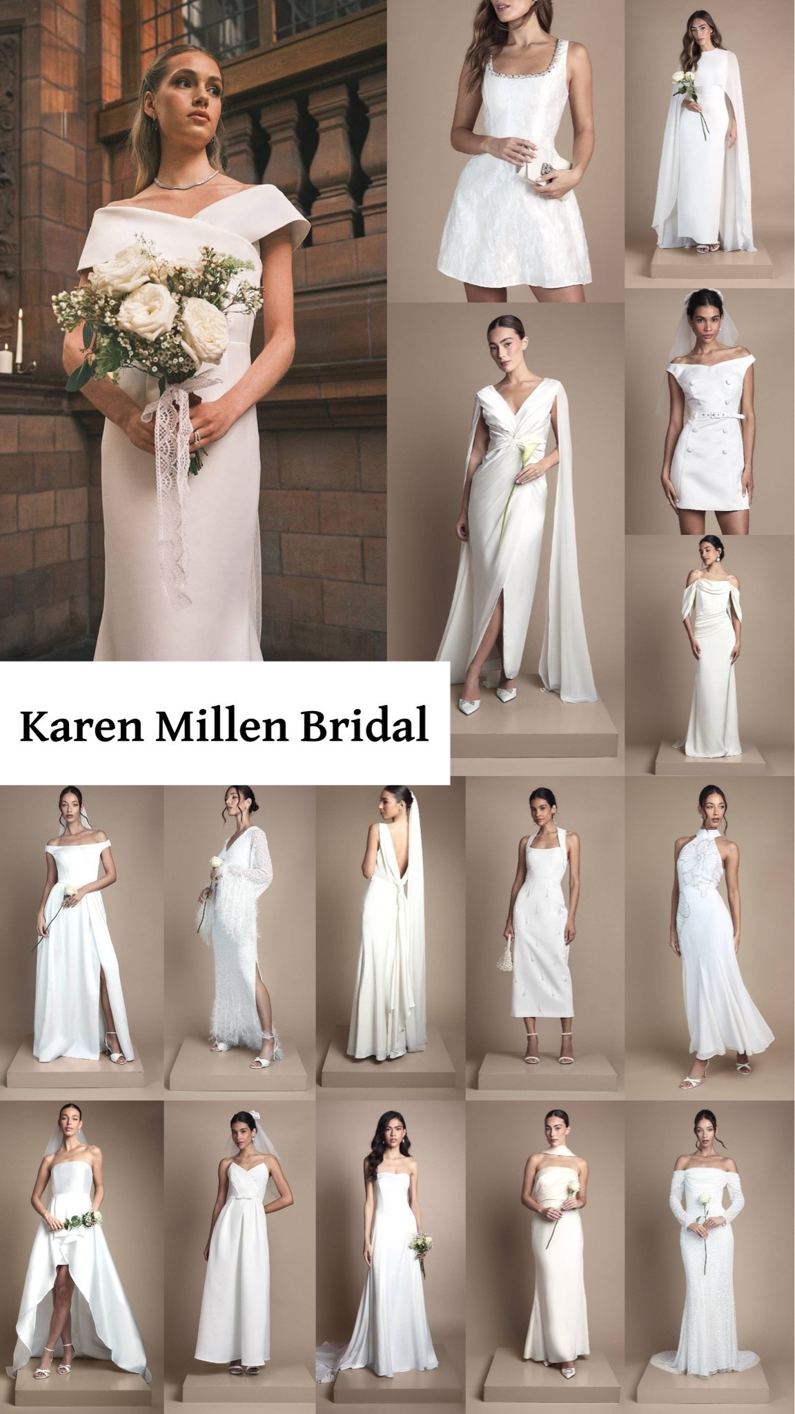 Elegant and sophisticated, Karen Millen has a huge range of affordable bridal wear this season. It will go fast!

Reception dresses, bride wedding dresses, courthouse elopement dresses, long white dresses, minimalist wedding dresses, or micro wedding dresses.

#LTKWedding #LTKSeasonal